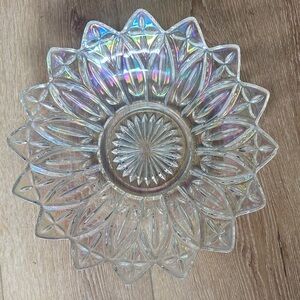 Carnival glass decorations bowl vintage